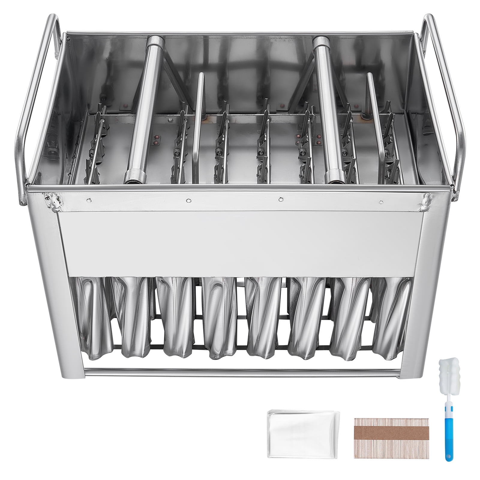 SKYSHALO Commercial Popsicle Moulds 40PCS Cylindrical Ice Pop Mould Stainless Steel Walmart Business Supplies