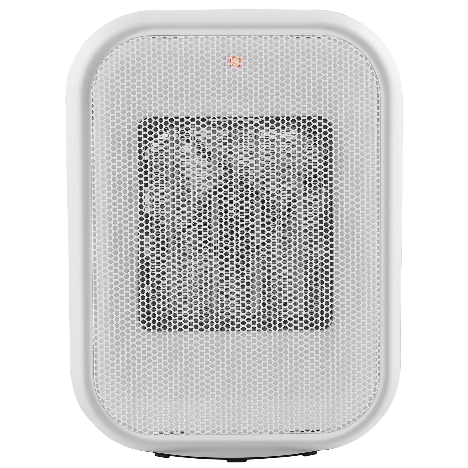 SKYSHALO Compact Electric Heater with Adjustable Thermostat, Quiet 1000W/1500W Dual Power Settings, Ceramic Heating Element, 9-inch Safety Auto-Off, Flame-Resistant Polypropylene