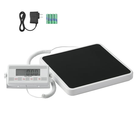 KFFKFF Compact Health Scale, Digital Medical Scale for Weight Measurement - Includes Non-Slip Pad, Dual Units (kg/lb), Hold & Tare Feature, 400LBS Max Weight Scale for Home, Gym, Clinic Use