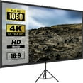 thumbnail image 1 of SKYSHALO DM-ABS-110 Indoor and Outdoor Use Tripod Mount 110" Maximum Screen Size Projector Screen, 1 of 9