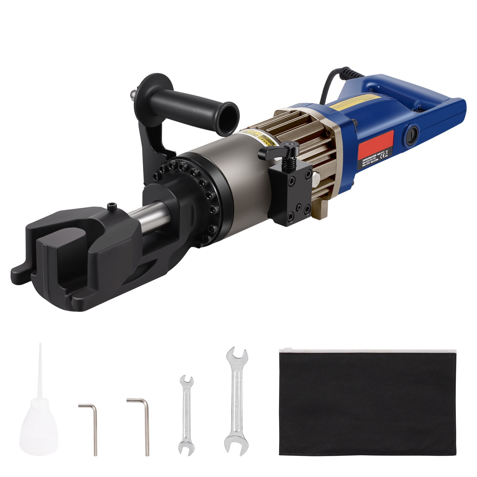 SKYSHALO Electric Hydraulic Rebar Bender, 1500W Compact Rebar Bending