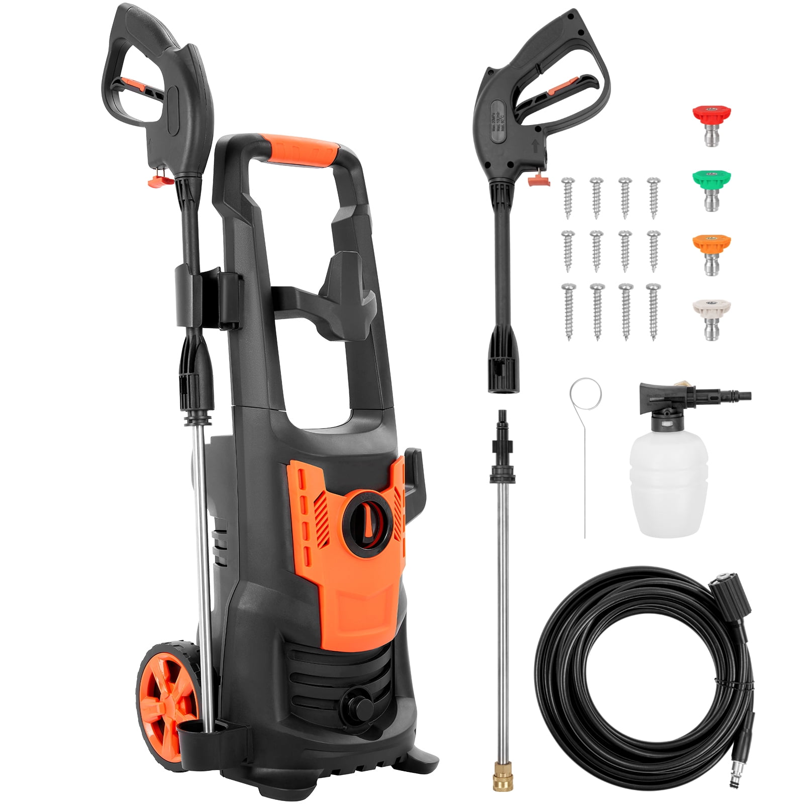 SKYSHALO Electric Pressure Washer, with a powerful 2150 PSI rating, 1.8