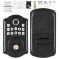 thumbnail image 1 of KFFKFF Fingerprint Access Door Lock, Key-Free Entry with Fingerprint, Code, or Key, Automatic Locking, Privacy Code Feature, IP 63 Rated for Exterior Doors, Electronic Deadbolt Supports 300 Users, 1 of 9