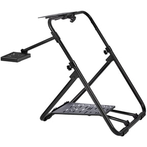 SKYSHALO Foldable Racing Steering Wheel Stand for Logitech Thrustmaster, Black