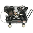 thumbnail image 1 of KFFKFF Gas Air Compressor with 7HP Engine, 13.2 Gallon Horizontal Tank, Delivers 9CFM at 115PSI, Gas-Driven Piston Pump, Max 115PSI, Perfect for Job Sites and Workshops, 1 of 9
