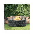 thumbnail image 1 of SKYSHALO Gas Fire Pit Wind Guard - Clear Tempered Glass (0.31"/1/4") for Square/Round/Rectangular Fire Tables, 1 of 9