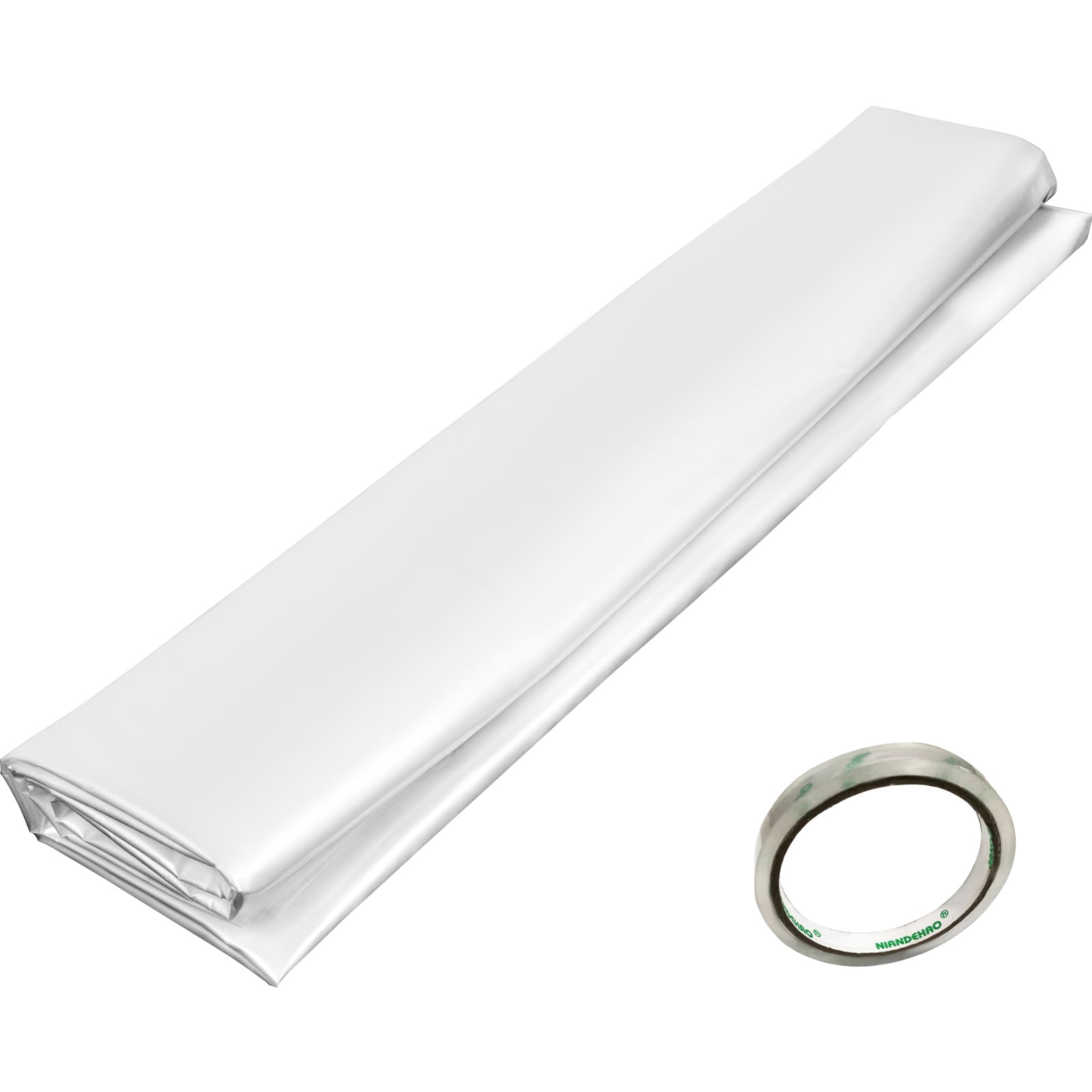 KFFKFF Greenhouse Film 15 x 40 Feet, Greenhouse Polyethylene Film 6 Mil Thick, Greenhouse Plastic Greenhouse Clear Plastic Film UV Resistant, Polyethylene Film for Warmth, Extra Strength