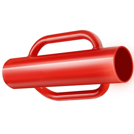 SKYSHALO Handheld Post Driver, 2.7 in Diameter for T Posts, 14LB Carbon Steel Rammer, Ideal for U Channel, Signage & Wooden Posts, Red