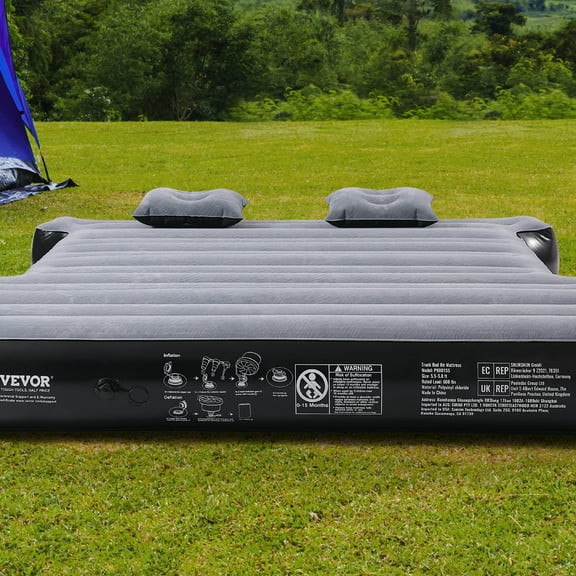 SKYSHALO Inflatable Truck Bed Mattress with Electric Pump, Full Size