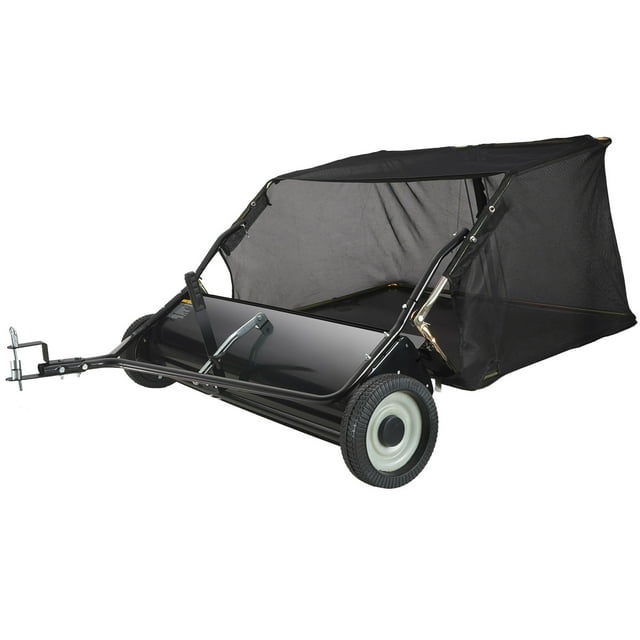 Leaf Collector 42-inch Tow-Behind Lawn Sweeper - Leaf Yard Collector ...