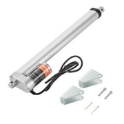 SKYSHALO Linear Actuator 12V, 12 Inch High Load 330lbs/1500N Linear Actuator, 0.19"/s Linear Motion Actuator with Mounting Bracket and IP54 Protection