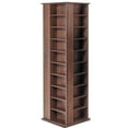thumbnail image 1 of SKYSHALO Media Organizer Cabinet, Swivel Multimedia Tower, Capacity for 1040 CDs, Safeguards & Sorts Music, Films, Video Games & Collectibles - Espresso Finish, 1 of 9