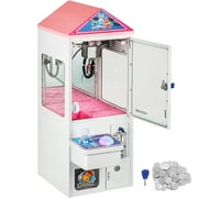 KFFKFF Mini Claw Crane Machine 110V Metal Case Bar Candy Toy Catcher Shake-proof