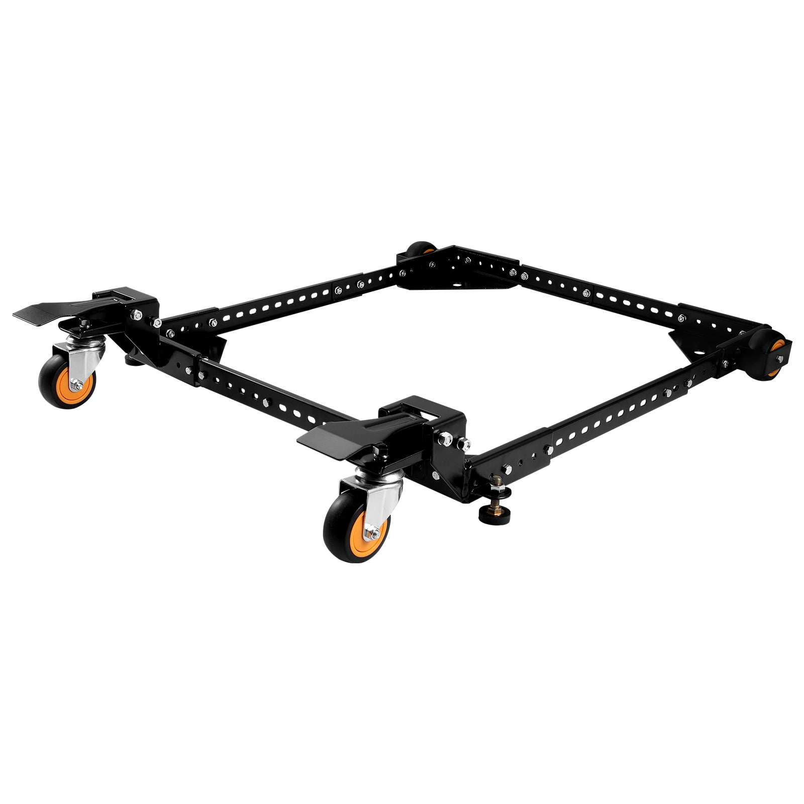 SKYSHALO Mobile Stand, Supports up to 650 lbs, Flexibly Expands 12"x12" to 36"x36", Durable Universal Base with Casters for Woodshop Gear, Bandsaws, and Machinery