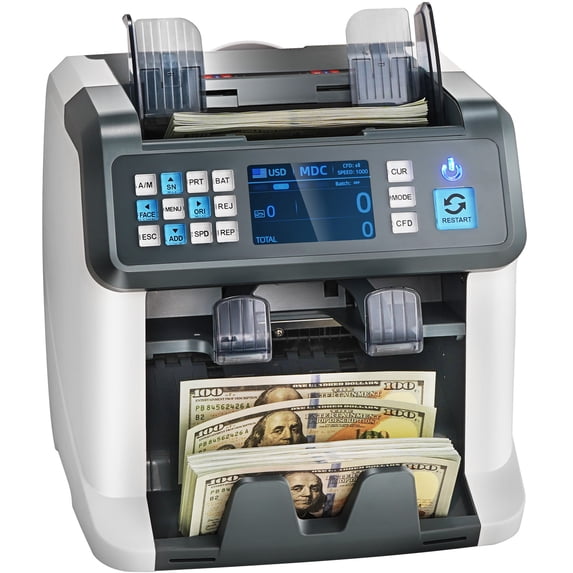 SKYSHALO Money Handling Solution, Multi-Currency Bill Counter, Dual CIS ...