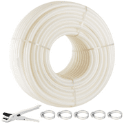 SKYSHALO PEX Tubing, 1 Inch by 500 Feet, White PEX-B Hose, Non-O2 Barrier, Flexible for RV Sewage, Plumbing & Radiant Heat