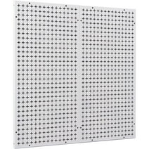 SKYSHALO Pegboard Wall Organizer, 32"x32", 330lbs Capacity, 2-Pack for Garage Storage