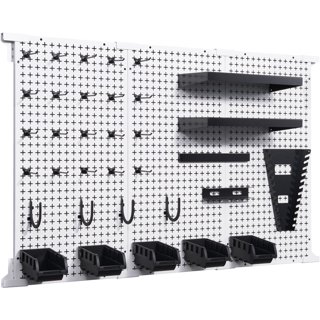 6 Sets Pegboard Bins With Rings Style Pegboard Hooks With Pegboard