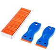 SKYSHALO Plastic Blade Scraper Set, Includes 2 Scrapers & 120 Plastic