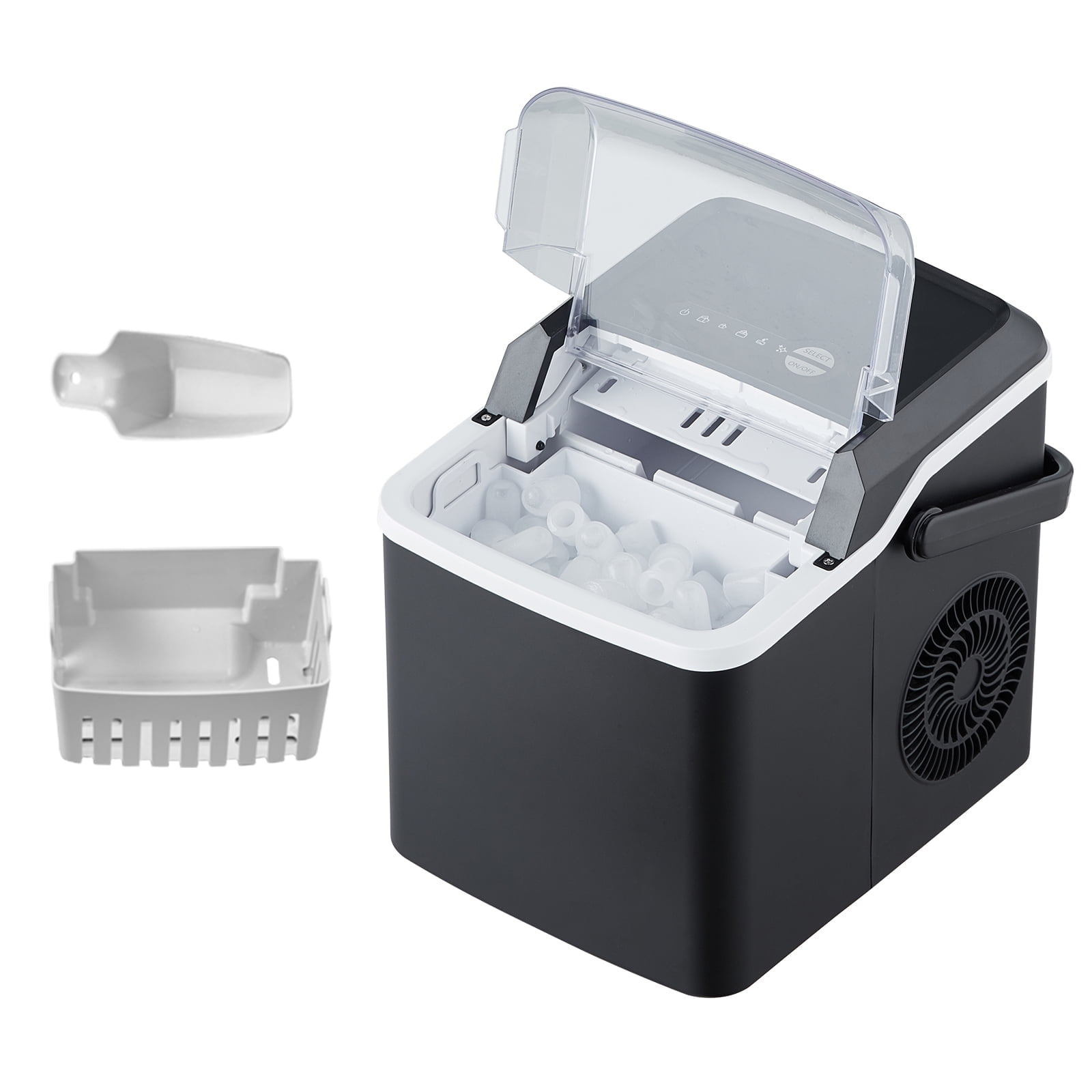 SKYSHALO Portable Countertop Ice Maker 26lbs/24H Self-Cleaning Sansujyuku sansujyuku.com