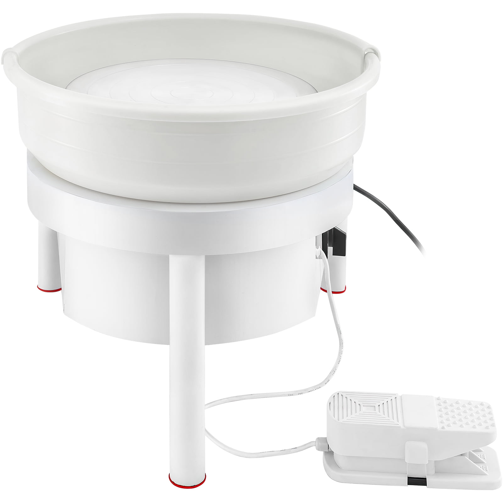 SKYSHALO Pottery Wheel 36cm Pottery Forming Machine with Foot Pedal