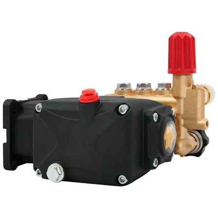 SKYSHALO Power Cleaning Pump, 3/4'' Shaft Size, Horizontal Triple-Piston Design, 3700 PSI Pressure, 2.5 GPM Flow Rate, Enhanced Power Washer Pump, Fits Simpson MorFlex 40224, 40225, 40226 Models
