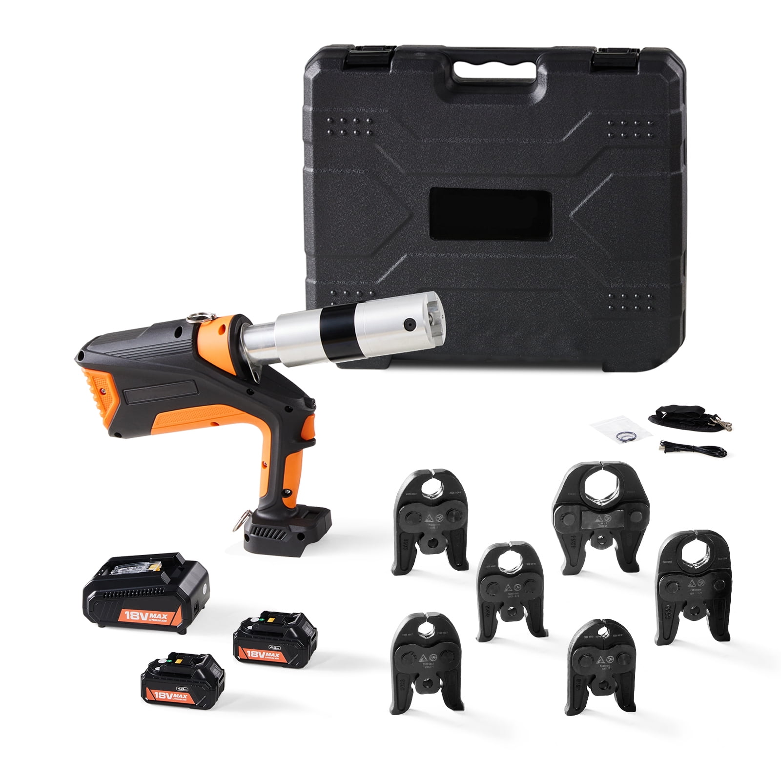 KFFKFF Pro Press Tool for Copper Pipe, 18V Electric Pipe Crimping Tool ...