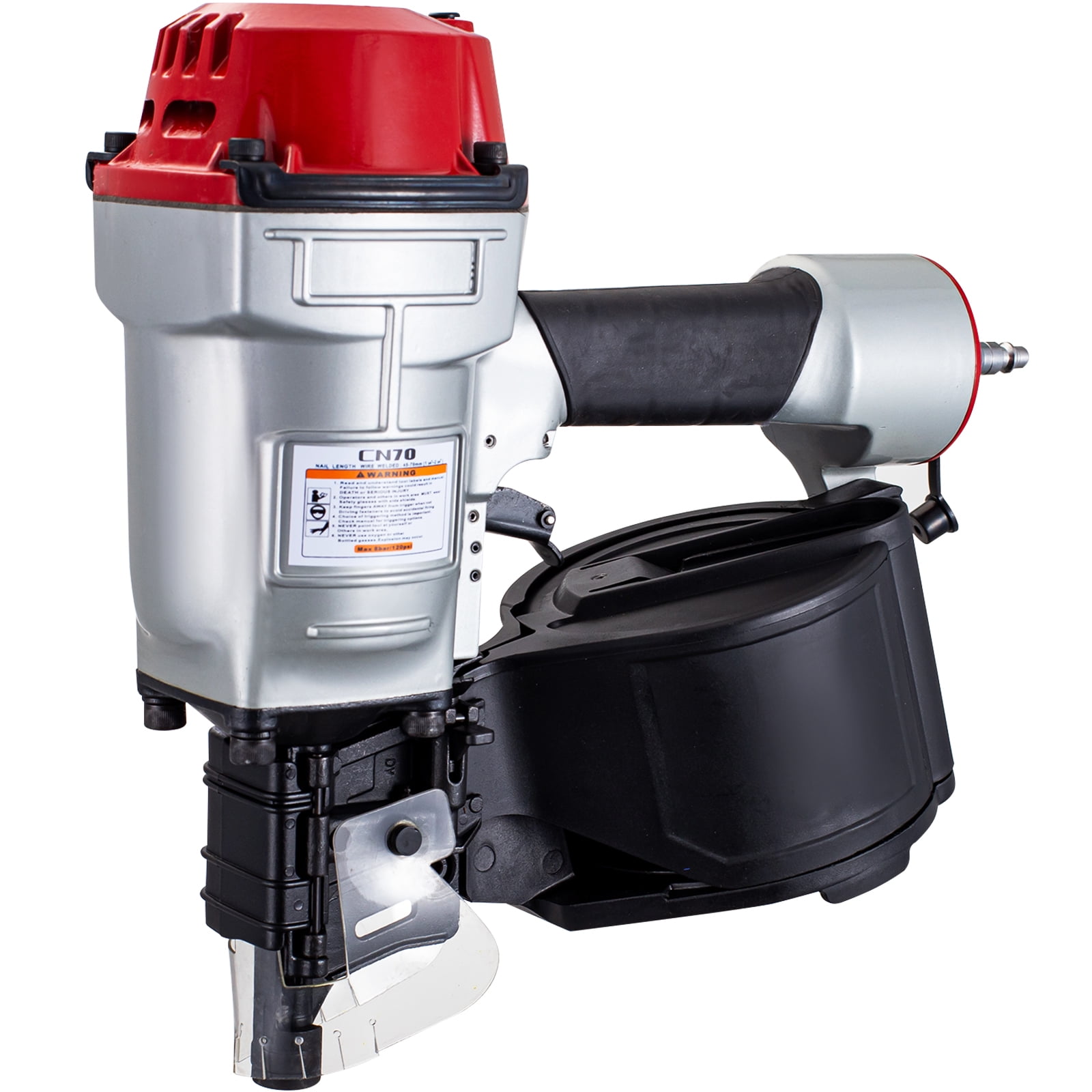 SKYSHALO Roofing Nail Gun CN70, Professional Coil Nailer from 1-3/4-Inch up to 2-3/4-Inch, Siding Nailer with Adjustable PC Magazine Coil Siding Nailer 15 Degree for Driving Sansujyuku sansujyuku.com