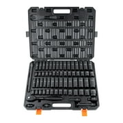 SKYSHALO SS213878655, 1/2" Impact Socket Wrench & Set, 65 Piece