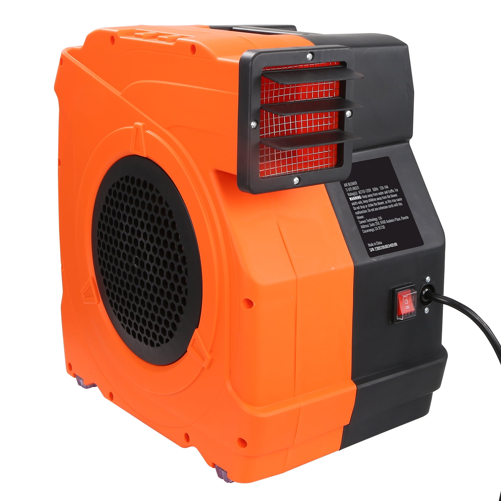 SKYSHALO SYQM1500W74M24ZQQV1342, Orange 115V 2.1HP Air Pump 770 m/h