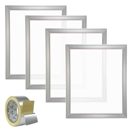 KFFKFF Screen Printing Kit Silk Screen Printing Frame 20x24in 355 Count Mesh 4pcs