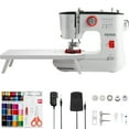 thumbnail image 1 of SKYSHALO Sewing Machines, 12 Built-in Stitches Mini Portable Sewing Machine with Reverse Sewing, Dual Speed Beginner Sewing Machine Extension Table Foot Pedal, Accessory Kit Family Home, 1 of 9