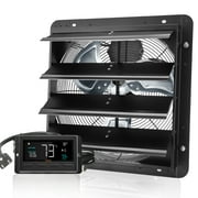 SKYSHALO Shutter Exhaust Fan Shop Exhaust Fan 16'' Remote Control Wall-mount Attic