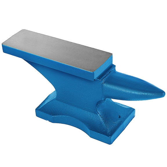 KFFKFF Single Horn Anvil 24Lbs Cast Iron Anvil Blacksmith for Sale Forge Tools and Equipment Anvil Rugged Round Horn Anvil Blacksmith Jewelers Metalsmith Blacksmith Tool