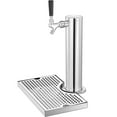 thumbnail image 1 of KFFKFF Single Tap Kegerator Conversion Kit, Stainless Steel Beer Tower with Dual Gauge CGA320 Regulator, D-System Keg Coupler, and Beer Drip Tray for Home Parties, 1 of 3