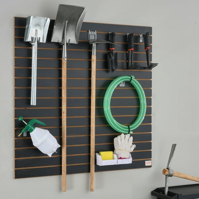 SKYSHALO Slatwall Panels Garage Storage Panel Organizer 2' H x 4' W