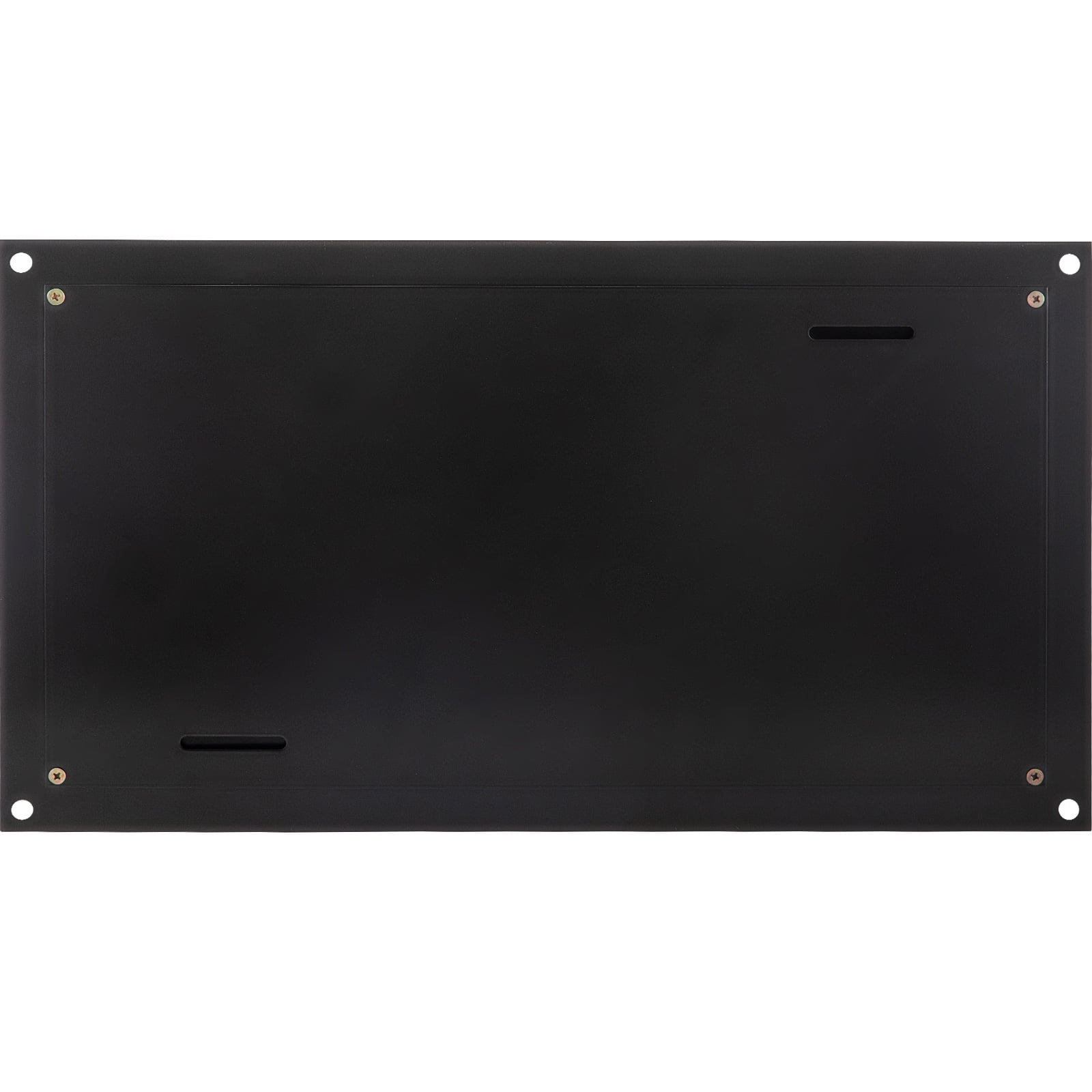 KFFKFF Small Space Flood Vent 8"H x 16"W x 2"D Foundation Flood Vent Reduces Foundation Damage and Flood Risk, Black, Wall Mount
