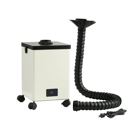 KFFKFF Solder Fume Extractor, 150W Soldering Smoke Extractor with 3-Stage Filters, 332 m³/h Strong Suction Smoke Absorber and Purifier for Soldering, Engraving, DIY Welding, Salon