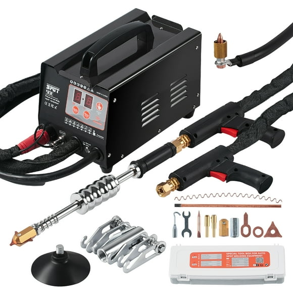KFFKFF Stud Welder Dent Repair Kit, 3KW Stud Welding Dent Fix Kit with Dual Welding Torches, Auto/Manual Operation & 7 Settings, 110V Vehicle Body Spot Welding Dent Fixing Device for Car