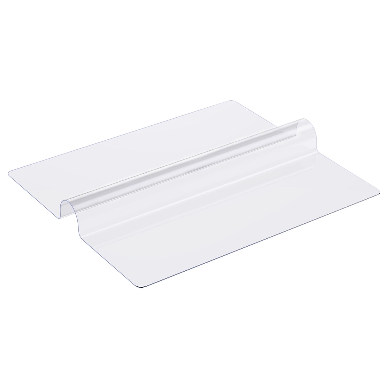KFFKFF Square PVC Table Protector, 54 x 54 Inch, 2.0 mm Thickness, Clear, Waterproof Desk Mat, Easy to Clean, Ideal for Office, Dining, and Night Stand