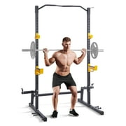 SKYSHALO Squat Stand Power Rack Multifunction Adjustable  800 lbs Heavy Duty Barbell Weight Stand Home Gym Pull-ups Strength Training Workout Equipment