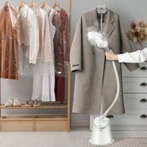 SKYSHALO  Standing Garment and Fabric Steamer 0.5Gallon Water Tank 1500W with Hanger
