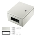 thumbnail image 1 of SKYSHALO Steel Electrical Box 12” x 10” x 6”, Carbon Steel Hinged Junction Box, IP65 Weatherproof Metal Box Wall-Mounted Electronic Equipment Enclosure Box with Mounting Plate, 1 of 9