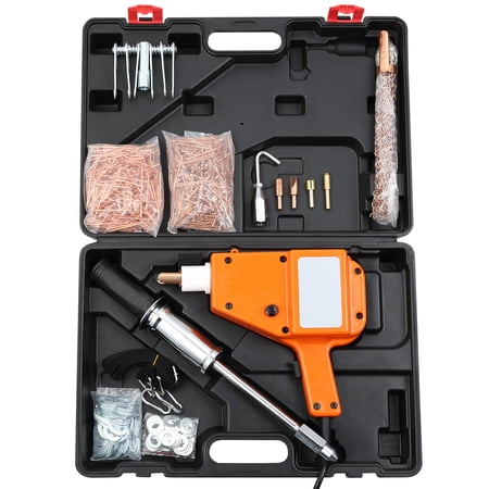 KFFKFF Stud Welding Set, 5500 Dent Fixing Kit, 800VA Spot Welding Tool, 110V Stud Welding Equipment, Stud Gun for Pulling Dents with Full Accessory Set, Auto Body Restoration