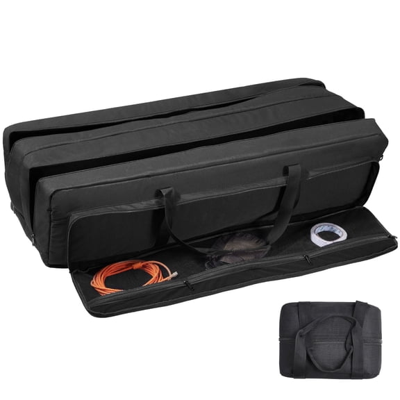 KFFKFF Telescope Carrier, 41", Spacious Telescope Bag with Secure Fasteners, Multiple Compartments and Removable Separator, Impact-Resistant Telescope Transport Bag for Optical Tube & Tripod