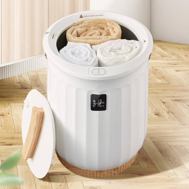 SKYSHALO Towel Warmer Bucket 20L Large Luxury Electric Hot Towel Warmer Heater for Bathroom with