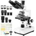 SKYSHALO Trinocular Compound Microscope, Magnification Range 40X5000X