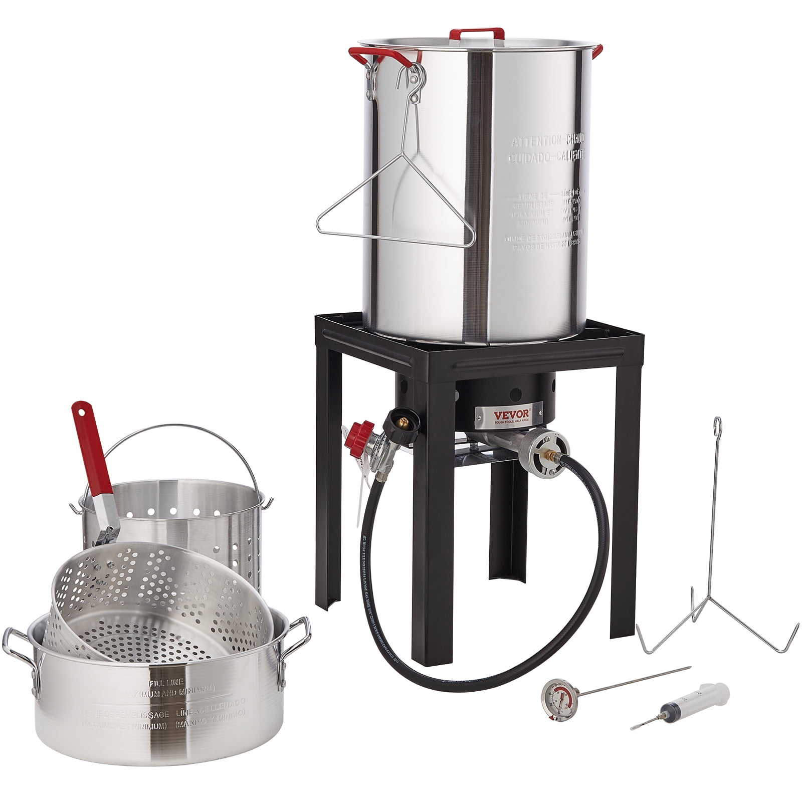 SKYSHALO 2in1 Turkey & Fish Fryer Kit, 54000 BTU Propane Boiler