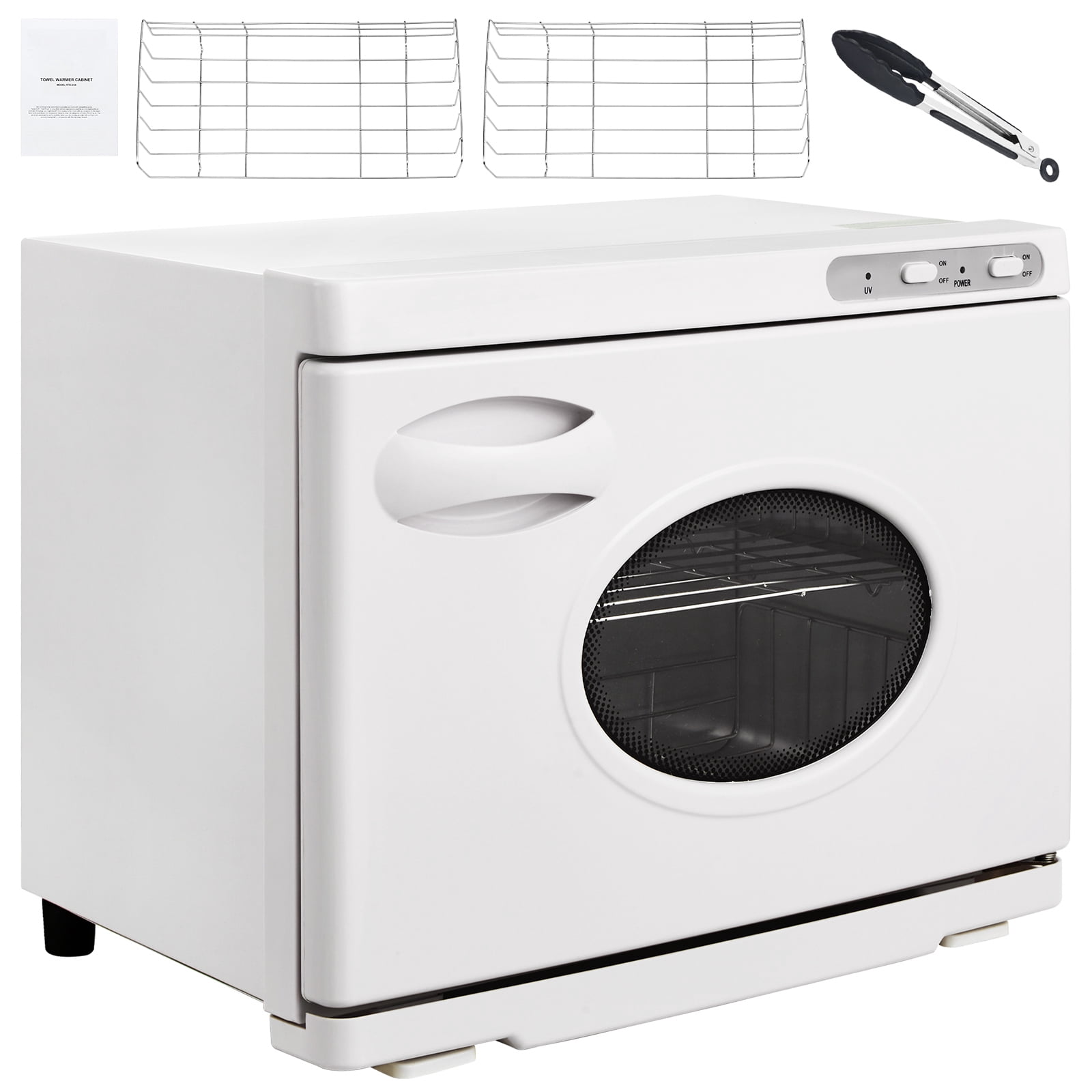 KFFKFF 23L  Towel Warmer Cabinet, Towel Disinfection Cabinet Fits 50-60 Towels, Dual Heating System for Salons, Spas, Massages, and Facials