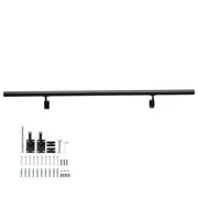 KFFKFF Wall-Mounted Stair Handrail, 5ft Length, Indoor and Outdoor Use, Durable Aluminum Alloy, Includes Mounting Kit, Supports Up to 440 LBS, Staircase Rail